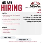 1716968294912 SITE ARCHITECT TECHNICAL COORDINATOR I CONSTRUCTION MANAGER I PLANNING ENGINEER